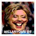 HILLARYOUS 08' posters