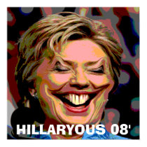 HILLARYOUS 08' posters by epicthreadz HILLARYOUS 08' posters