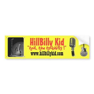 HillBilly Kid Bumper Sticker by Milo1956