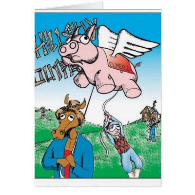 Hillbilly Outfielder Card by delwilliamsmedia