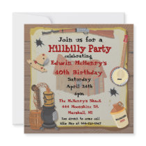 Hillbilly Party Invitation