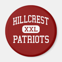 Hillcrest - Patriots - High - Tuscaloosa Alabama Magnet
