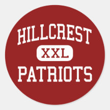 Hillcrest - Patriots - Middle - Tuscaloosa Alabama Sticker