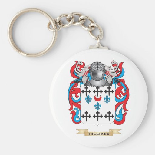 Hilliard Coat of Arms (Family Crest) Keychain Zazzle