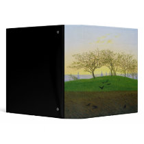 Hills and Ploughed Fields near Dresden 3 Ring Binders