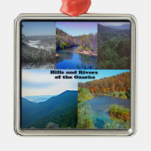 Hills and Rivers of the Ozarks Ornament