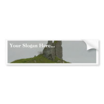 Hills Castles Ruins bumper stickers
