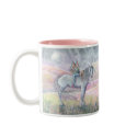 Hills of Enchantment Fairy Unicorn Mug by robmolily Hills of Enchantment Fairy Unicorn Mug