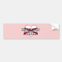 Hillsboro, Alabama Bumper Stickers