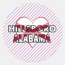 Hillsboro, Alabama Stickers