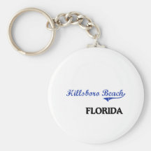 Hillsboro Beach Florida City Classic Key Chains