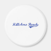Hillsboro Beach Florida Classic Design Magnets