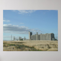 Hillsboro Grain Elevator Poster