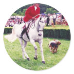hillsboro hounds round sticker