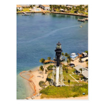 Hillsboro Lighthouse Aerial Post Card
