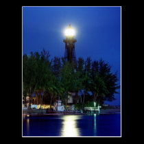 Hillsboro Lighthouse postcard postcards