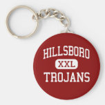 Hillsboro - Trojans - High - Hillsboro Kansas Key Chain
