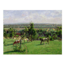 Hillside of Vesinet, Yvelines, 1871 Post Card