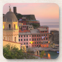 Hillside town of Vernazza in the evening, Cinque Coasters
