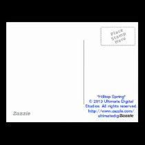 Hilltop Spring Postcard postcards
