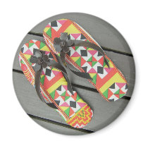 Hilltribe Slippers magnets by Heartworks Hilltribe Slippers magnets