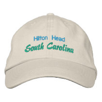 HILTON HEAD cap embroidered hats by TropiCoolUniverse HILTON HEAD cap embroidered hats