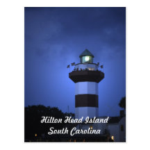 Hilton Head Island Lighthouse in South Carolina Postcards