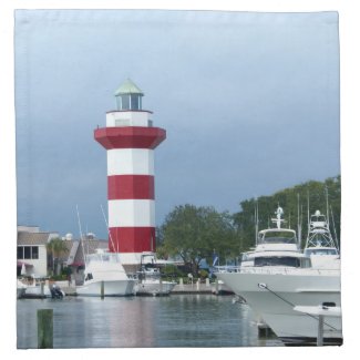 Hilton Head Lighthouse napkin