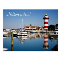 Hilton Head, SC  Harbour Town Lighthouse Postcard