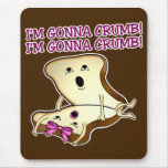 Him & Her Bread Slices Mouse Pad