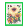 Himalayan and Roses ©1993 Post Card