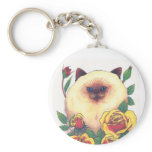 Himalayan and Roses Keychains