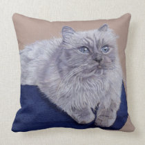 Himalayan Cat Pillow pillows