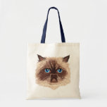 Himalayan Cat Portrait Tote Bag