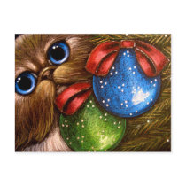 HIMALAYAN PERSIAN CAT HOLIDAY Postcard by BY_CYRA HIMALAYAN PERSIAN CAT HOLIDAY Postcard