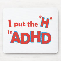 HinADHD mousepads by Uttershirt HinADHD mousepads