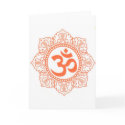 HINDU - BUDDHA SYMBOLS OM,OHM cards