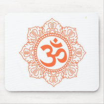 HINDU - BUDDHA SYMBOLS OM,OHM mousepads