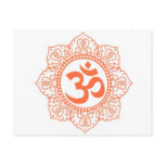 HINDU - BUDDHA SYMBOLS OM,OHM POST CARD