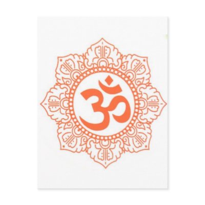 HINDU - BUDDHA SYMBOLS OM,OHM POSTCARDS by saythany