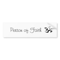 Hindu Faith Sticker bumper stickers by laughingwillow Hindu Faith Sticker bumper stickers