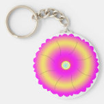 Hindu  Flower Mandala Keychains