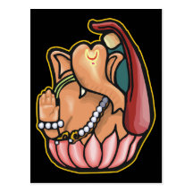 Hindu Ganesh Post Card