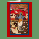 Hindu God Probably Vishnu cards