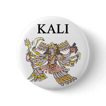 HINDU kali design buttons by jimhartley HINDU kali design buttons