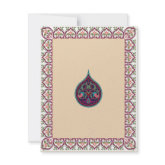 Hindu Muslim Arabic Wedding or Mehndi Invitation 3 invitation