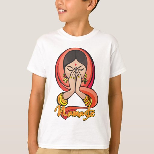 dur se namaste t shirt