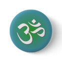 Hindu OM - Buddhist Symbol buttons by livingzen Hindu OM - Buddhist Symbol buttons