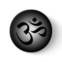 Hindu OM - Buddhist Symbol buttons by livingzen Hindu OM - Buddhist Symbol buttons