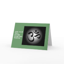 Hindu OM - Meditation Symbol Greeting Cards